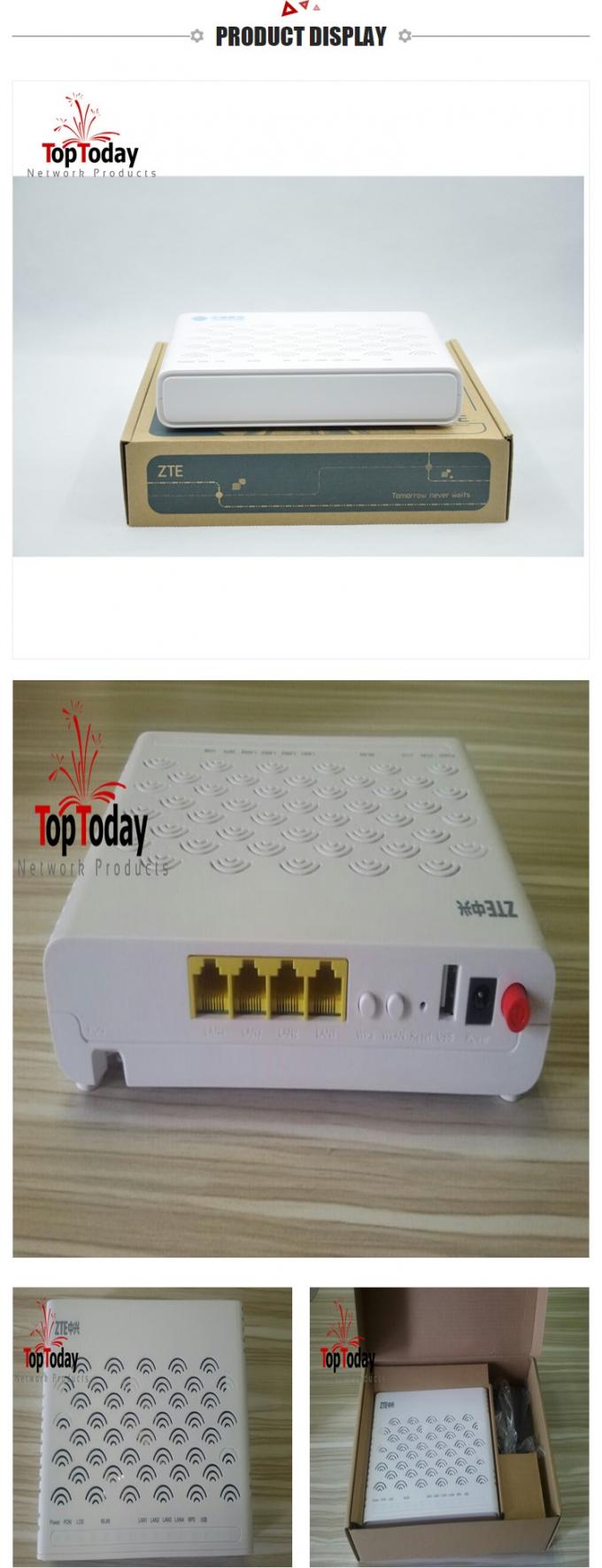 ZTE F600W WIFI GPON terminal optical FTTH ONU ONT modem With 4FE and 2