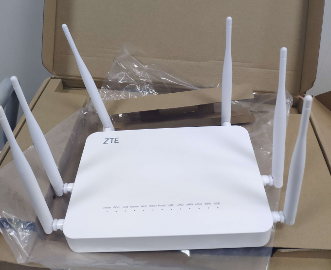ZTE ZXHN F680 GPON ONT ONU Router Dual Band WIFI Four Network Port