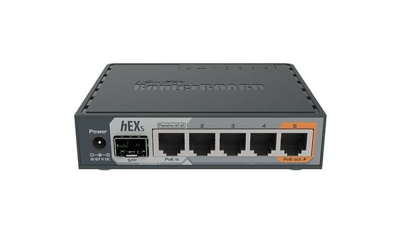 MikroTik RB760iGS/hEX S full Gigabit 5-port electric port 1 optical port POE ROS router weak current box