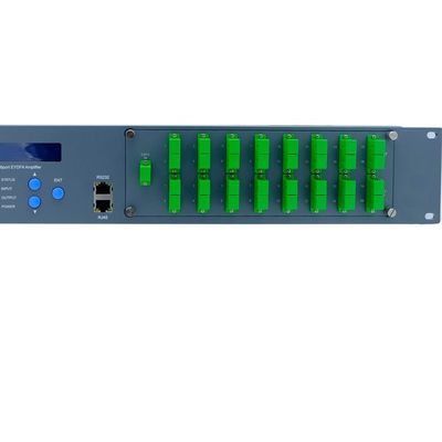 1550nm High Power WDM 16 port *23dBm 32dbm EDFA for CATV/HFC/PON optical amplifier