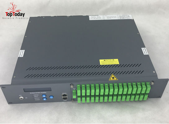 1550nm High Power WDM 16 port *23dBm 32dbm EDFA for CATV/HFC/PON optical amplifier