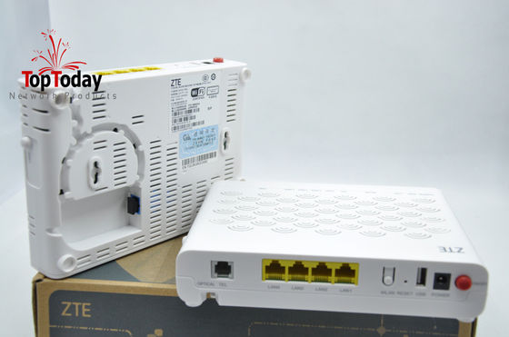 ZTE ONU ZTE F620 2TEL POTS+4FE port GPON ONU English firmware Bridge Router mode