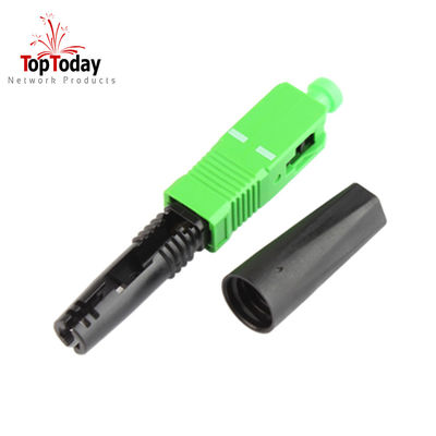 Ftth telecom grade hot melt type SC/APC SC/UPC fiber optic fast connector