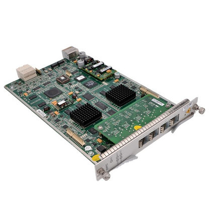 C220 EPON OLT ZTE 4 Port Line Card EPFC With 4 B+ C+ SFP Modules