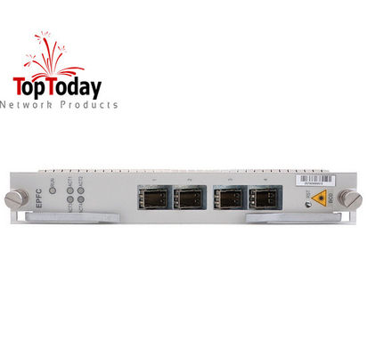 C220 EPON OLT ZTE 4 Port Line Card EPFC With 4 B+ C+ SFP Modules