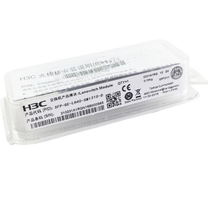 1.25G Gigabit Single Mode Optical Module 1310nm 40km LC H3C SFP-GE-LH40-SM1310-D