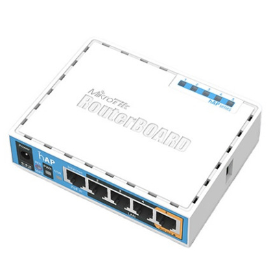 Mikrotik Mini ROS Five Port Ethernet Switch Wireless Router 2.4GHz AP