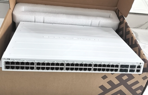 MikroTik CRS354-48P-4S+2Q+RM 48-port POE Gigabit Layer 3 Management Fiber Optic Switch 300Mbps 802.11n