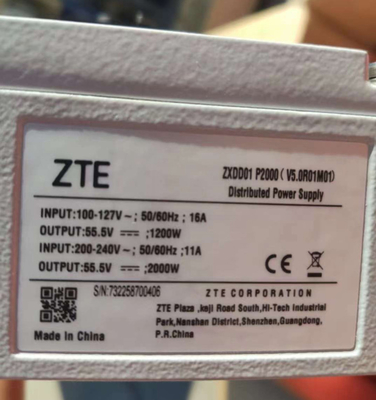 RRU Rectifier Modules ZTE ZXDD01 P2000 V5.0 Outdoor AC To Direct 48V 2000W